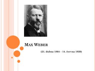 Max Weber