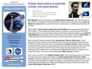 Hubble observations of asteroids, comets, and dwarf planets 