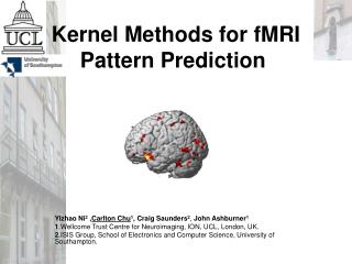 Kernel Methods for fMRI Pattern Prediction 