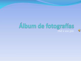 Álbum de fotografías