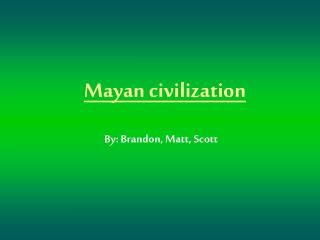 Mayan civilization