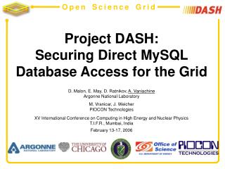 Project DASH: Securing Direct MySQL Database Access for the Grid