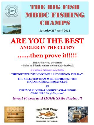 THE BIG FISH MBBC FISHING CHAMPS