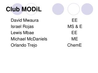 Club MODiL