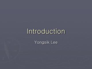 Introduction