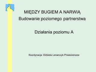 MIĘDZY BUGIEM A NARWIĄ Budowanie poziomego partnerstwa