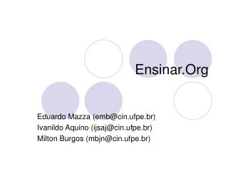 Ensinar.Org