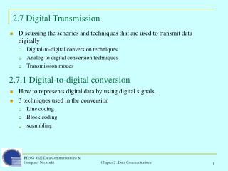 2.7 Digital Transmission