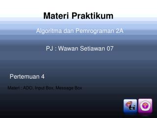 Materi Praktikum