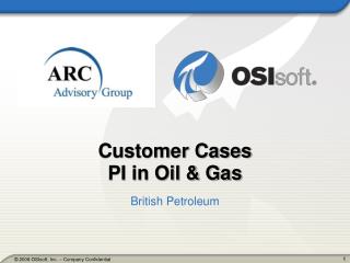 Customer Cases PI in Oil &amp; Gas