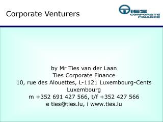 Corporate Venturers