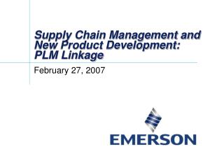 Supply Chain Management and New Product Development: PLM Linkage