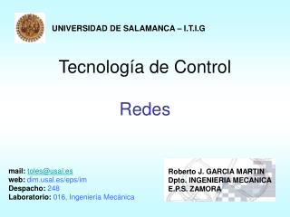 Tecnología de Control Redes