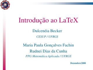 Introdução ao LaTeX
