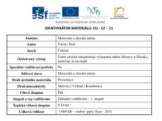 Identifikátor materiálu: EU - 12 - 11