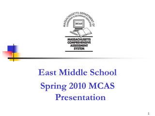 East Middle School Spring 2010 MCAS Presentation