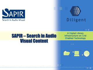 SAPIR – Search in Audio Visual Content