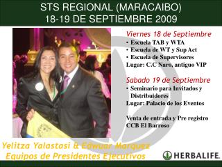 STS REGIONAL (MARACAIBO) 18-19 DE SEPTIEMBRE 2009 PATROCINADORES