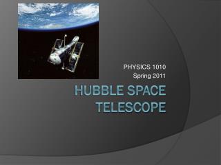 Hubble Space telescope