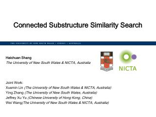 Connected Substructure Similarity Search