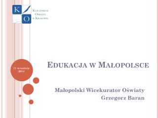 Edukacja w Małopolsce