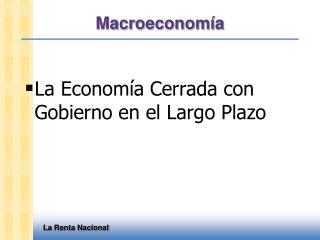 Macroeconomía