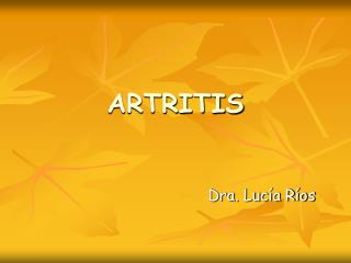 ARTRITIS