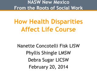 NASW New Mexico From the Roots of Social Work