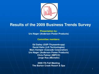 Results of the 2009 Business Trends Survey