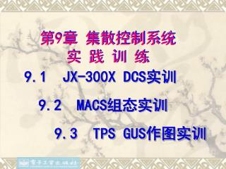 第 9 章 集散控制系统 实 践 训 练