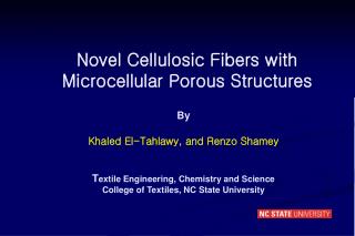 Novel Cellulosic Fibers with Microcellular Porous Structures