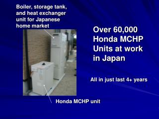 Honda MCHP unit