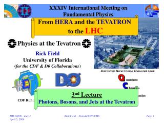 XXXIV International Meeting on Fundamental Physics