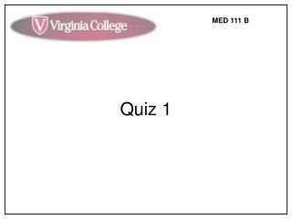 Quiz 1