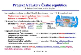 Projekt ATLAS v České republice