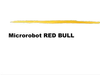 Microrobot RED BULL