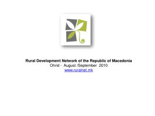 Establishing the Rural Development Network of the Republic of Macedonia