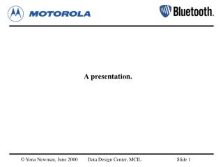 A presentation.