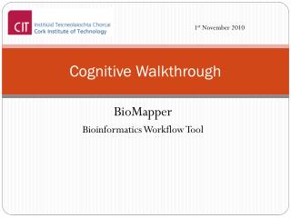 Cognitive Walkthrough