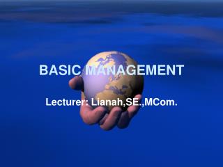 BASIC MANAGEMENT