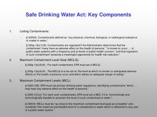 literature review on safe drinking water