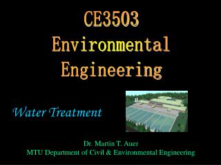 CE3503 Environmental Engineering