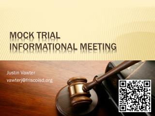 Mock Trial Informational Meeting