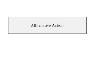 Affirmative Action