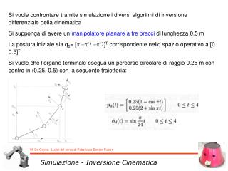 Simulazione - Inversione Cinematica