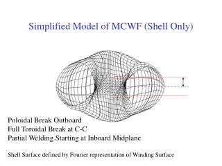 Simplified Model of MCWF (Shell Only)