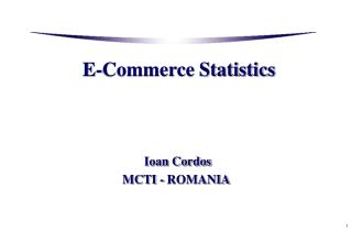 E-Commerce Statistics