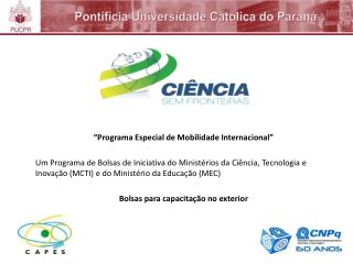 “Programa Especial de Mobilidade Internacional”