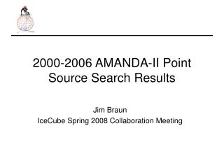 2000-2006 AMANDA-II Point Source Search Results