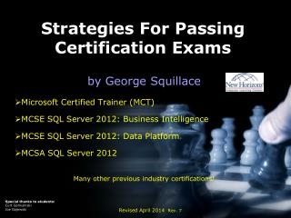 Strategies For Passing Certification Exams